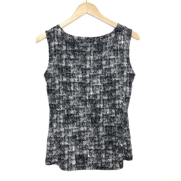 Tahari ASL | Patterned Sleeveless Blouse - Picture 4 of 4